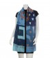 Damen Halstuch, blau
