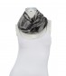 Damen Loop Schal, grau