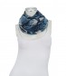 Damen Loop Schal, blau