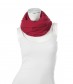 Loop Schal - einfarbig, cherry