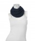 Loop Schal - einfarbig, navy