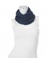 Loop Schal, schmal - einfarbig, navy