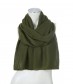 Damen Halstuch, XL - einfarbig, dark olive