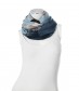 Schal, blau