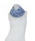 Schal, blau