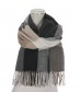 Schal, grau