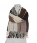 Schal, braun