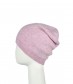 Basic Beanie Mütze - Feinstrick, rosa