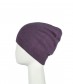 Basic Beanie Mütze - Feinstrick, violett