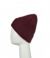 Damen Basic Strick Mütze, weinrot