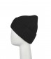 Basic Beanie Mütze - Feinstrick, schwarz