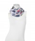 Damen Loop Schal - Punkte, rosa