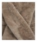 Damen Loop Schal Teddy, beige