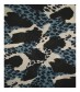 Damen Loop Schal, schmal, blau