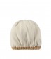 Mütze mit Teddy Innenfutter, beige