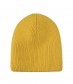 Basic Beanie Mütze - Feinstrick, gelb