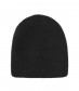 Basic Beanie Mütze - Feinstrick, schwarz
