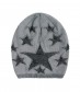 Damen Strick Beanie Mütze, grau