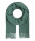 Damen Schal - einfarbiger Winterschal, jade