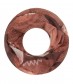 Damen Loop Schal - Mustermix, Kreise, rost