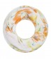 Damen Loop Schal - Blumen, orange