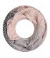 Damen Loop Schal - geometrisch, rosa