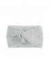Damen Stirnband - Knoten, hellgrau