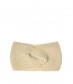 Damen Stirnband - Knoten, beige