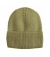 Basic Beanie Mütze - Feinstrick, olive