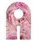 Damen Halstuch - metallic, rosa