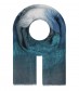 Damen Halstuch, blau