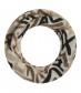 Loop Schal, schmal, beige