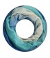 Damen Loop Schal, blau