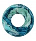 Damen Loop Schal, blau