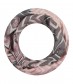 Damen Loop Schal, schmal, rosa