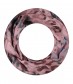 Damen Loop Schal, schmal, rosa