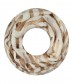 Damen Loop Schal, beige