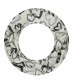 Damen Loop Schal, schmal, schwarz