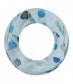 Damen Loop Schal, schmal, blau