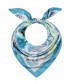 Damen Nickituch, blau