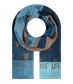 Damen Halstuch, blau