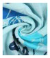 Damen Loop Schal blau