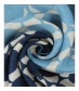 Damen Loop Schal, blau