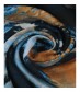 Damen Loop Schal, blau