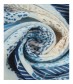 Damen Halstuch, blau