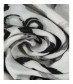 Damen Loop Schal, schmal, schwarz
