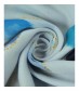 Damen Loop Schal, schmal, blau