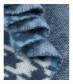 Schal, blau