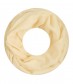 Loop Schal - einfarbig, hellgelb