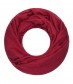Loop Schal - einfarbig, cherry